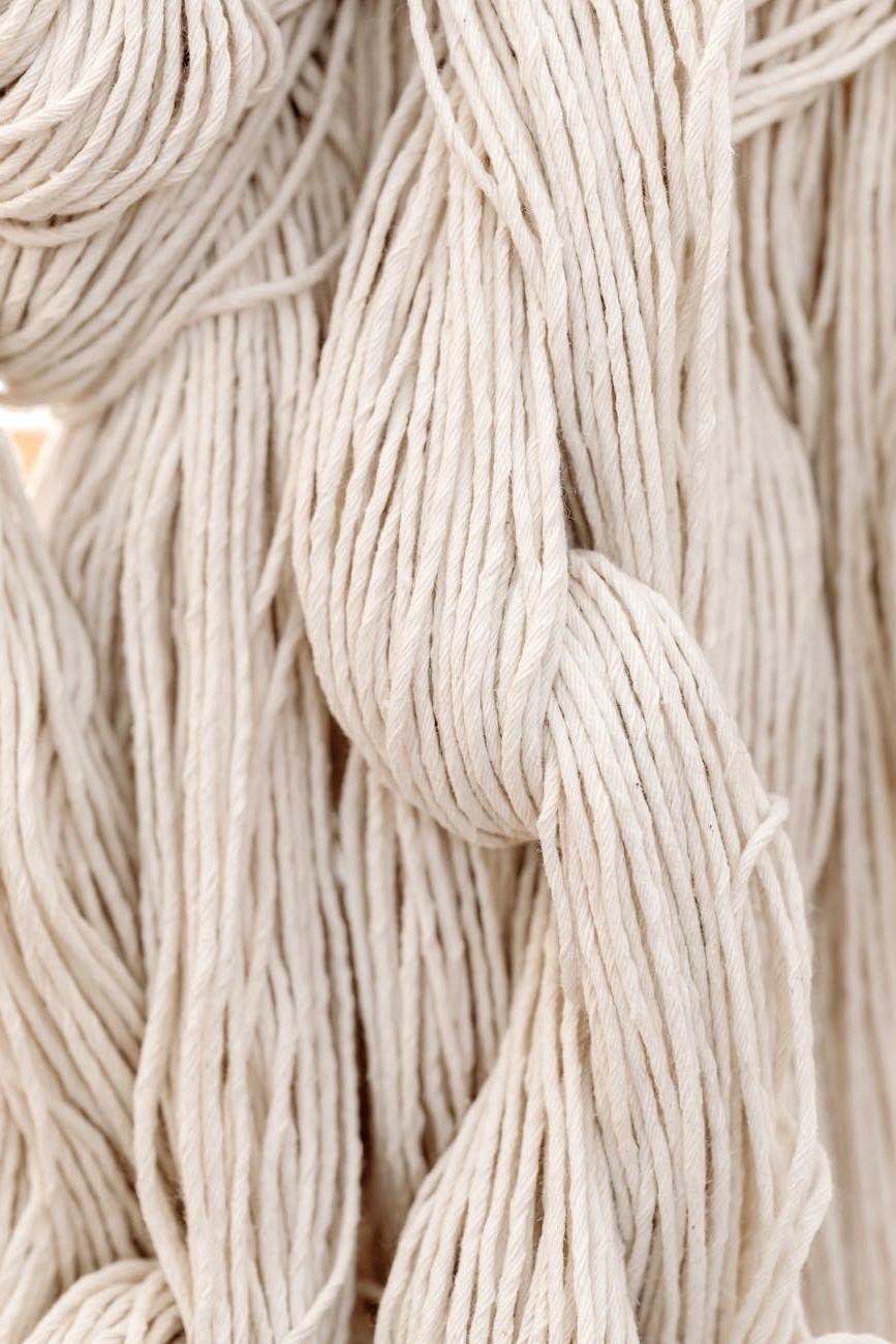 David Williams in his home with knitted decor collection